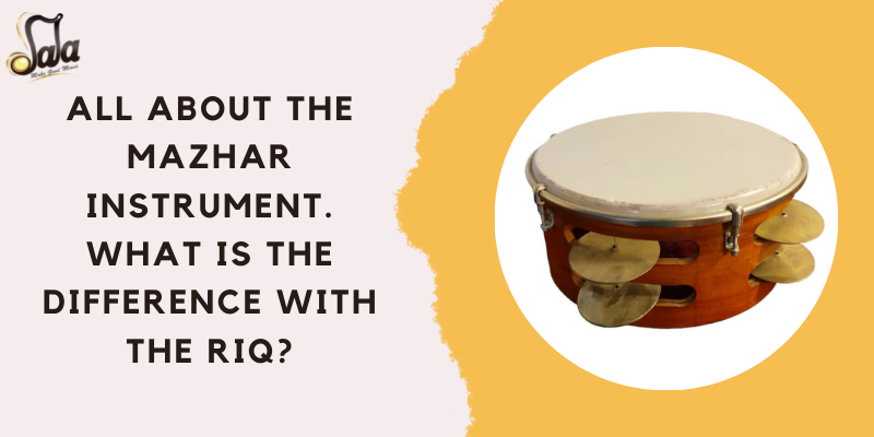 Arabic mazhar large tambourine explained and compared with the smaller riq