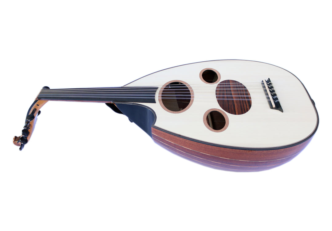 Professional Arabic electric oud AOH-6L with onboard pickup for left-handed players