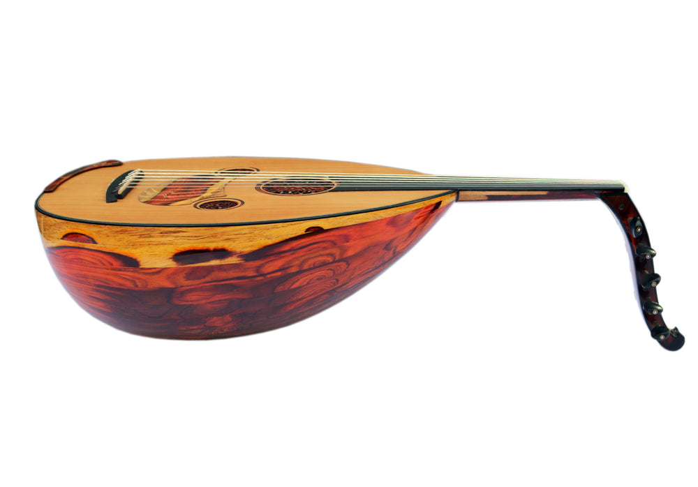 Cocobolo and Cedar Turkish oud by Miras Lute