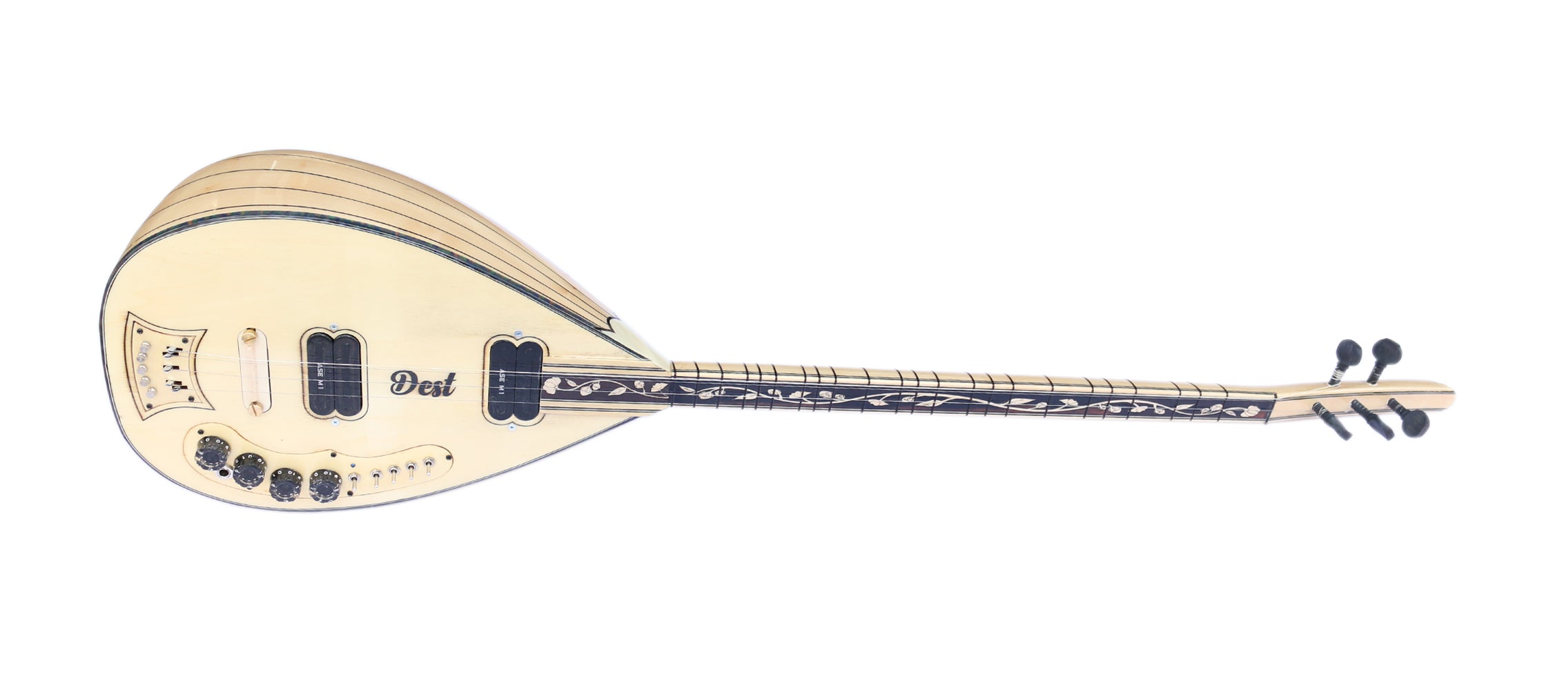 Dest uzun sap elektro saz bağlama L2