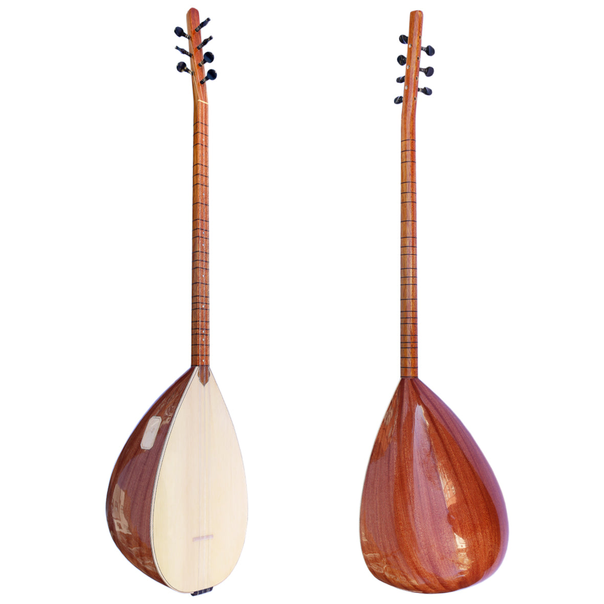 Sala Türk profesyonel uzun sap maun bağlama saz MSL-101-2