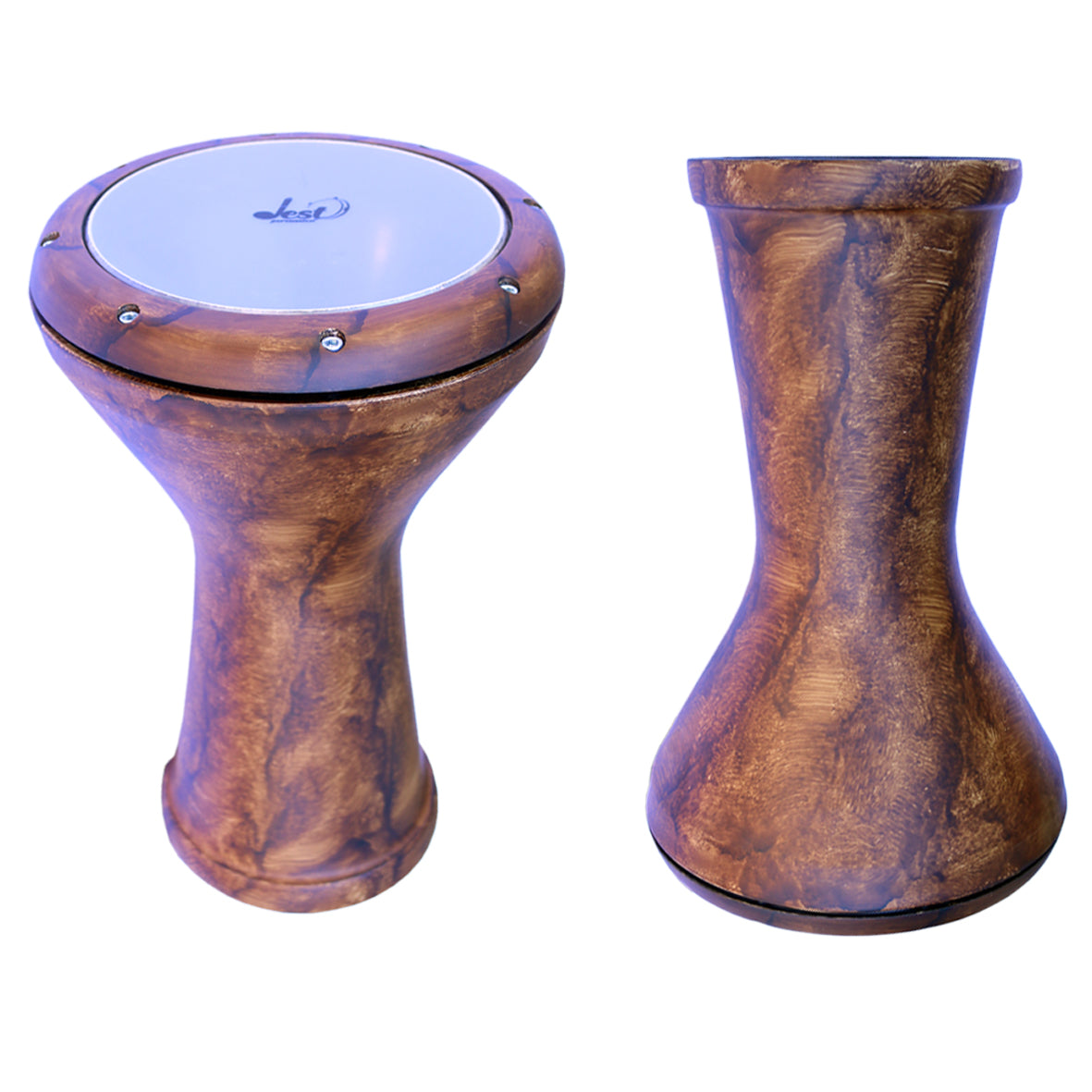 Dest Percussion solo türkische Darbuka DED-503 mit Koffer und Stimmschlüssel