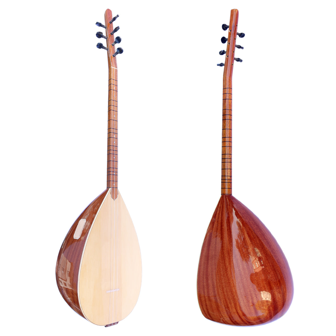 Sala Muzik Türk profesyonel kısa sap maun bağlama saz MSS-101
