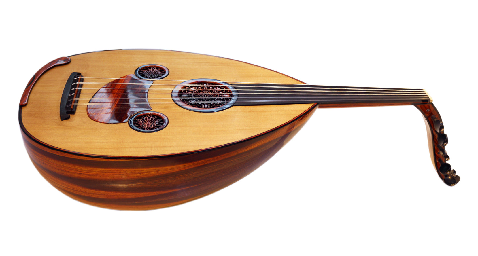 Oud árabe de cocobolo y cedro de Miras Lute