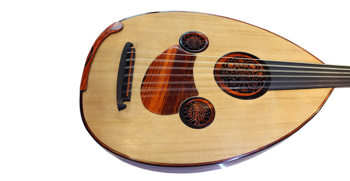 Miras Lute Cocobolo Majesty – Mastercrafted Double Soundboard Arabic Oud