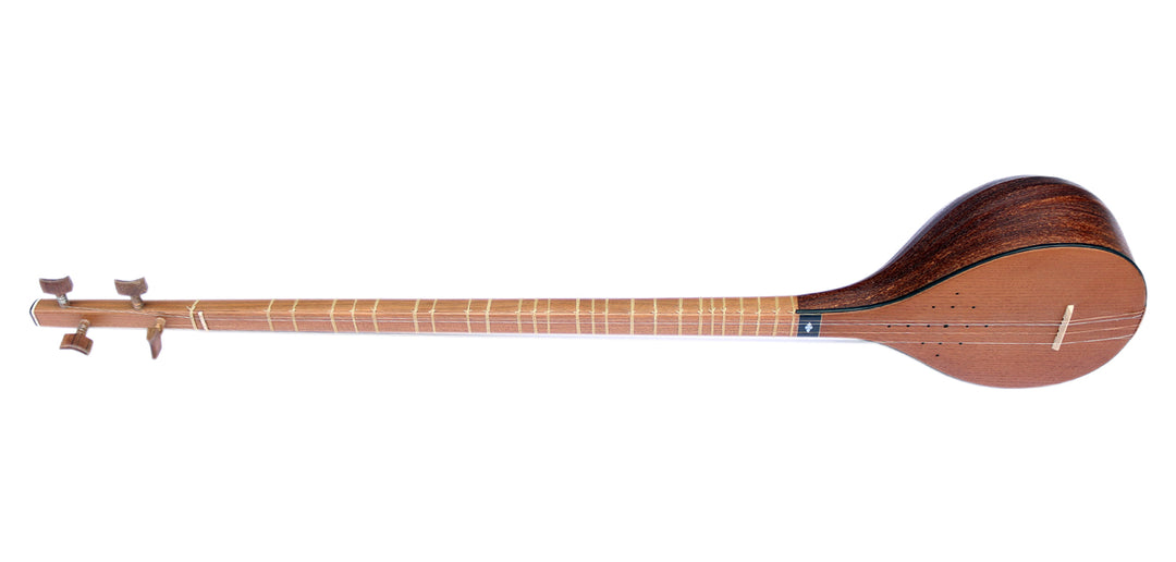Movlana Persian walnut setar MOS-4L left-handed 4-string lute
