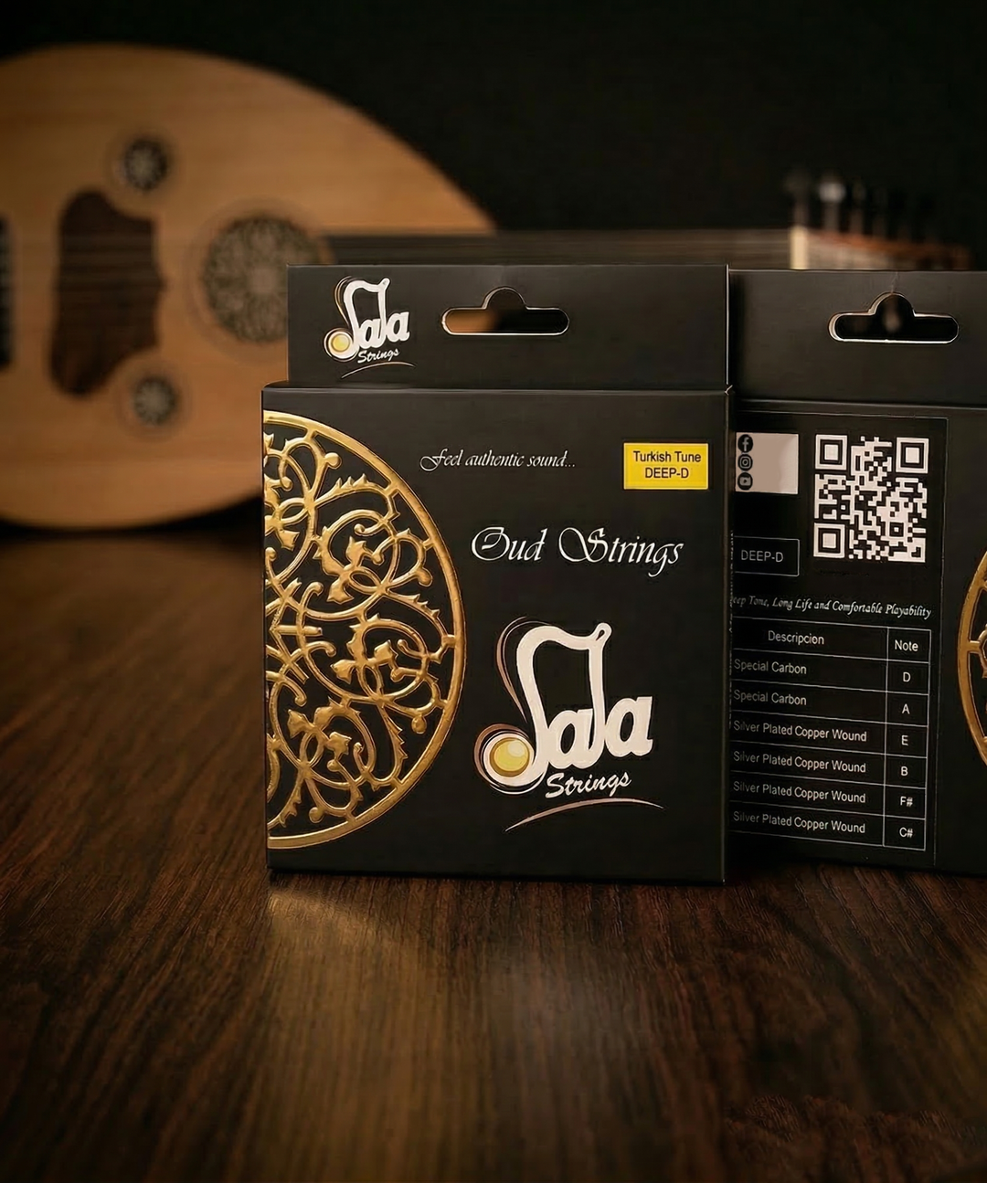 Special D D tuning strings for Turkish oud DEEP-D by Sala Strings