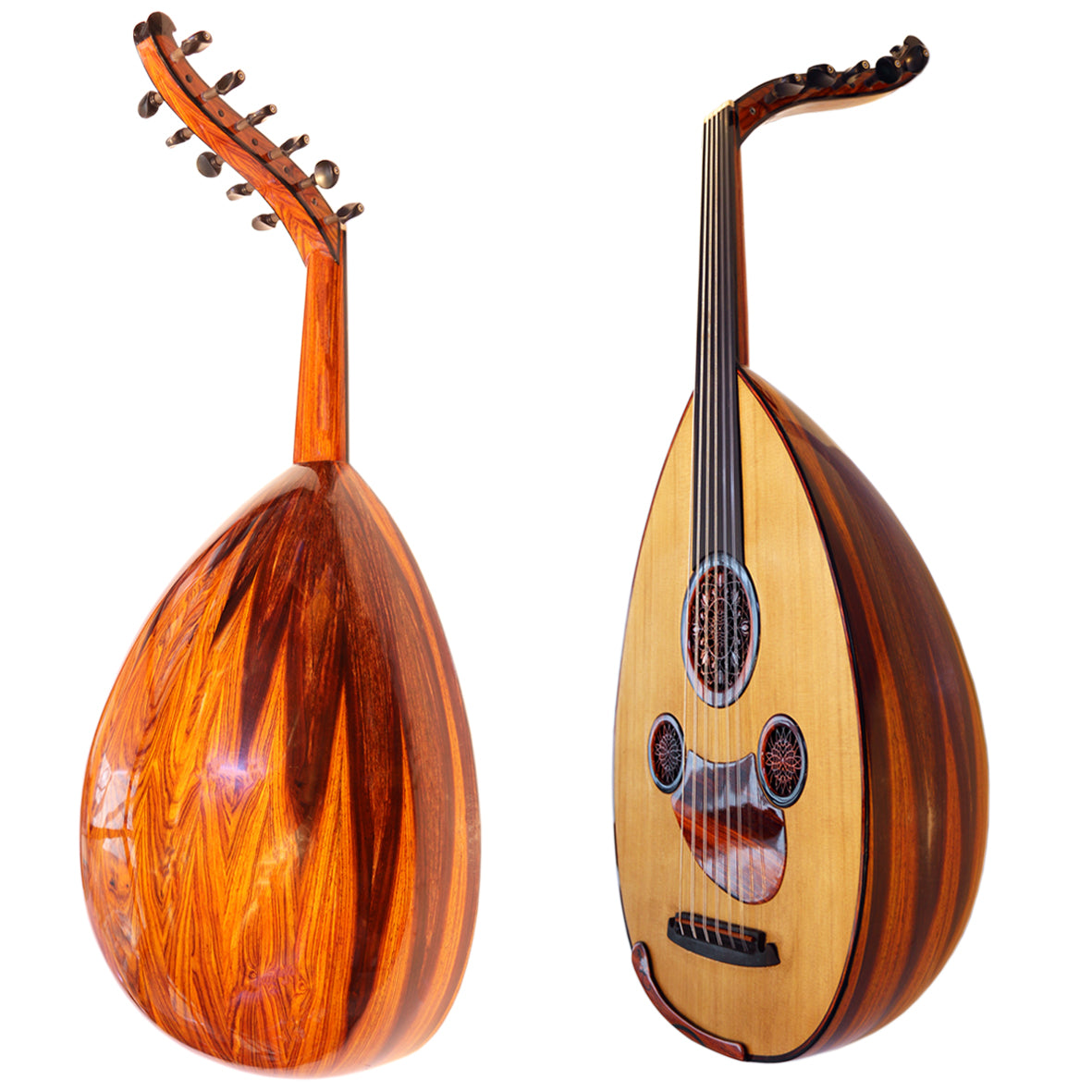 Oud árabe Cocobolo Majesty con caja de cocobolo y doble tabla de cedro canadiense