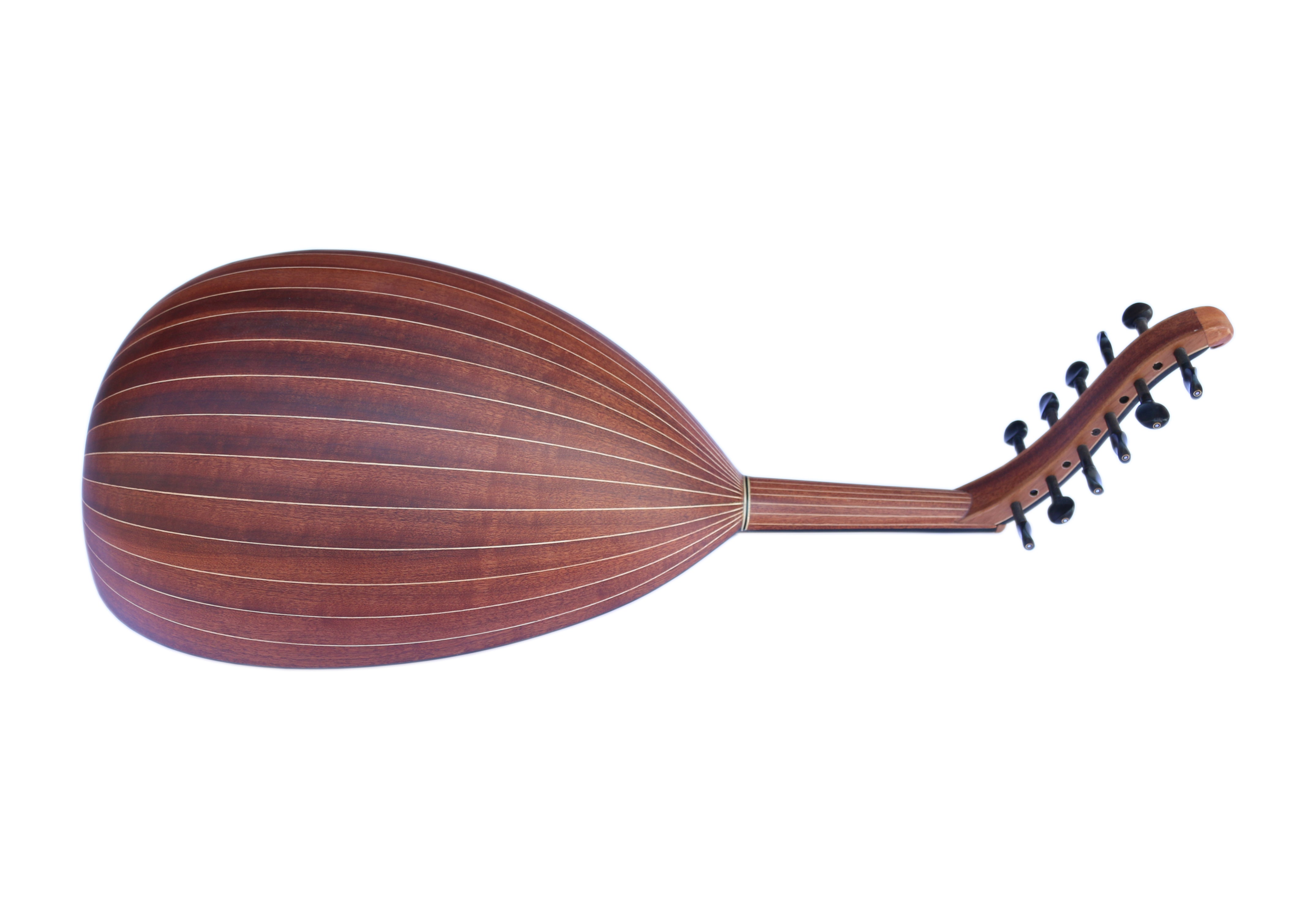 عود تركي AO-101M من الماهوجني والتنوب مصنوع يدويًا من Sala Muzik