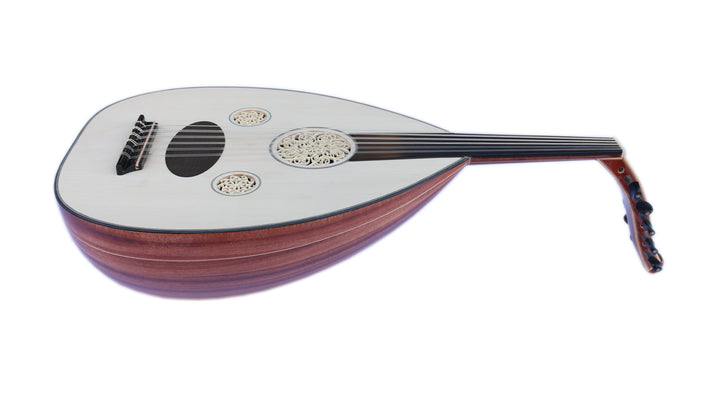 Turkish stage electric oud HSO-302E playable as both acoustic and electric