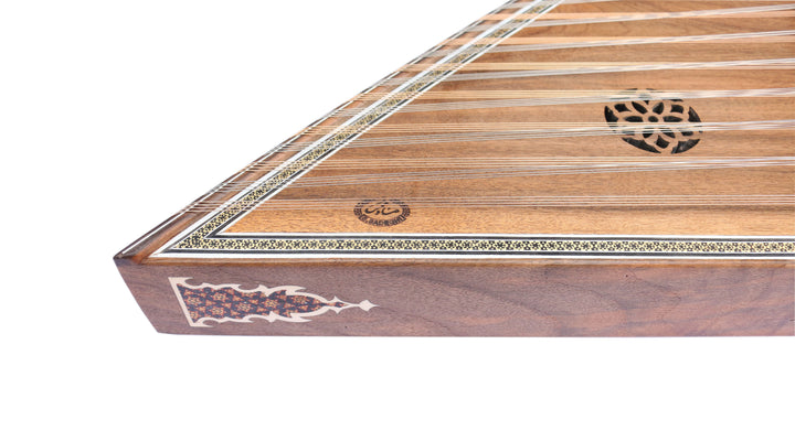 Sadeghi santoor SSS-412 with walnut body and mezrabs
