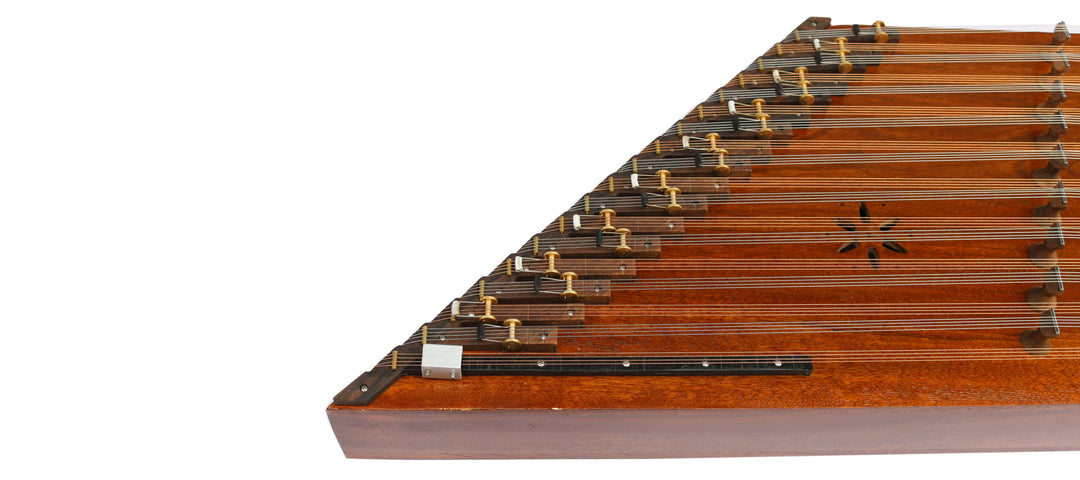 Sala Muzik santoor KMS-404 hammered dulcimer with carved wood body