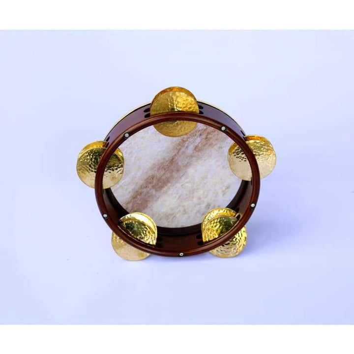 Emin Percussion Arabic tunable riq EP-014A with brass cymbal jingles