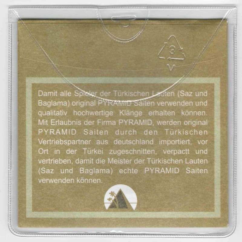 Pyramid short neck baglama strings PSS-404 complete set